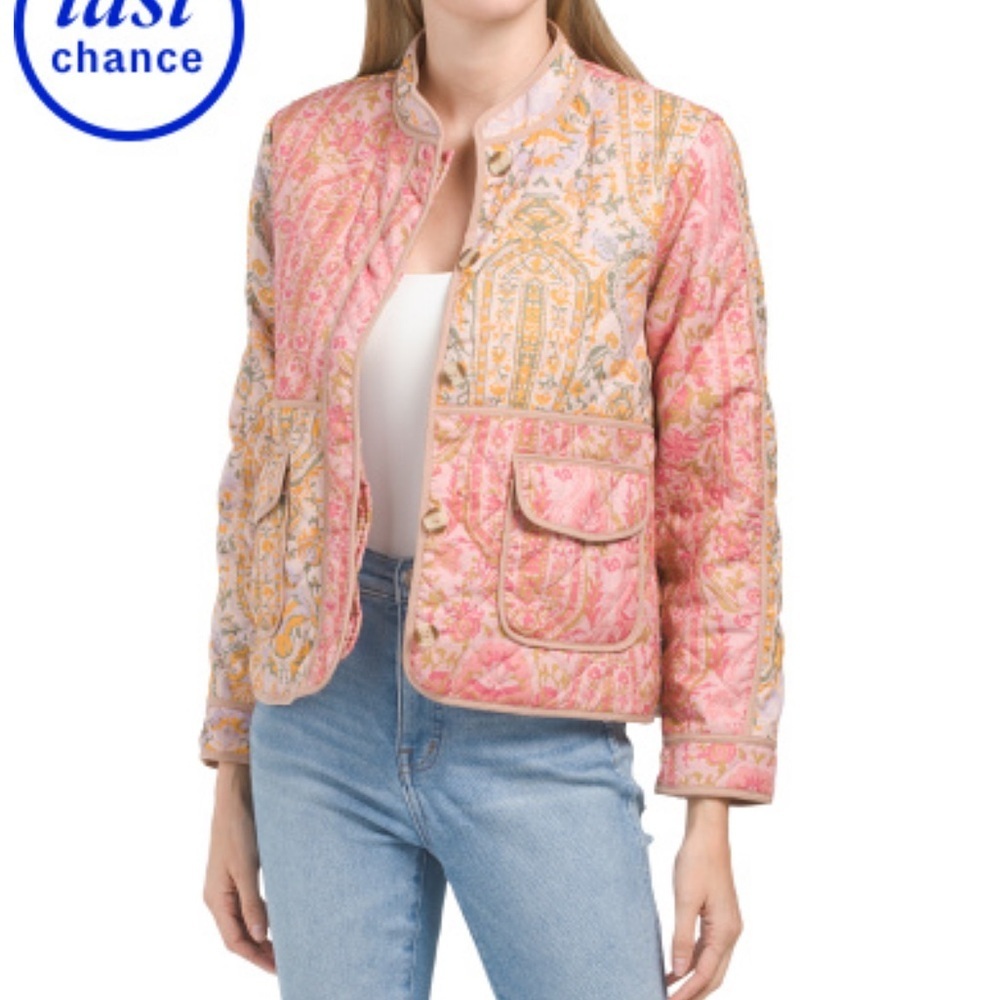 7 For all Mankind patchwork quilted jacket
